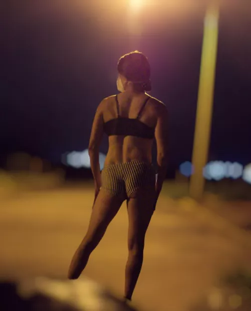 There's a girl outside!