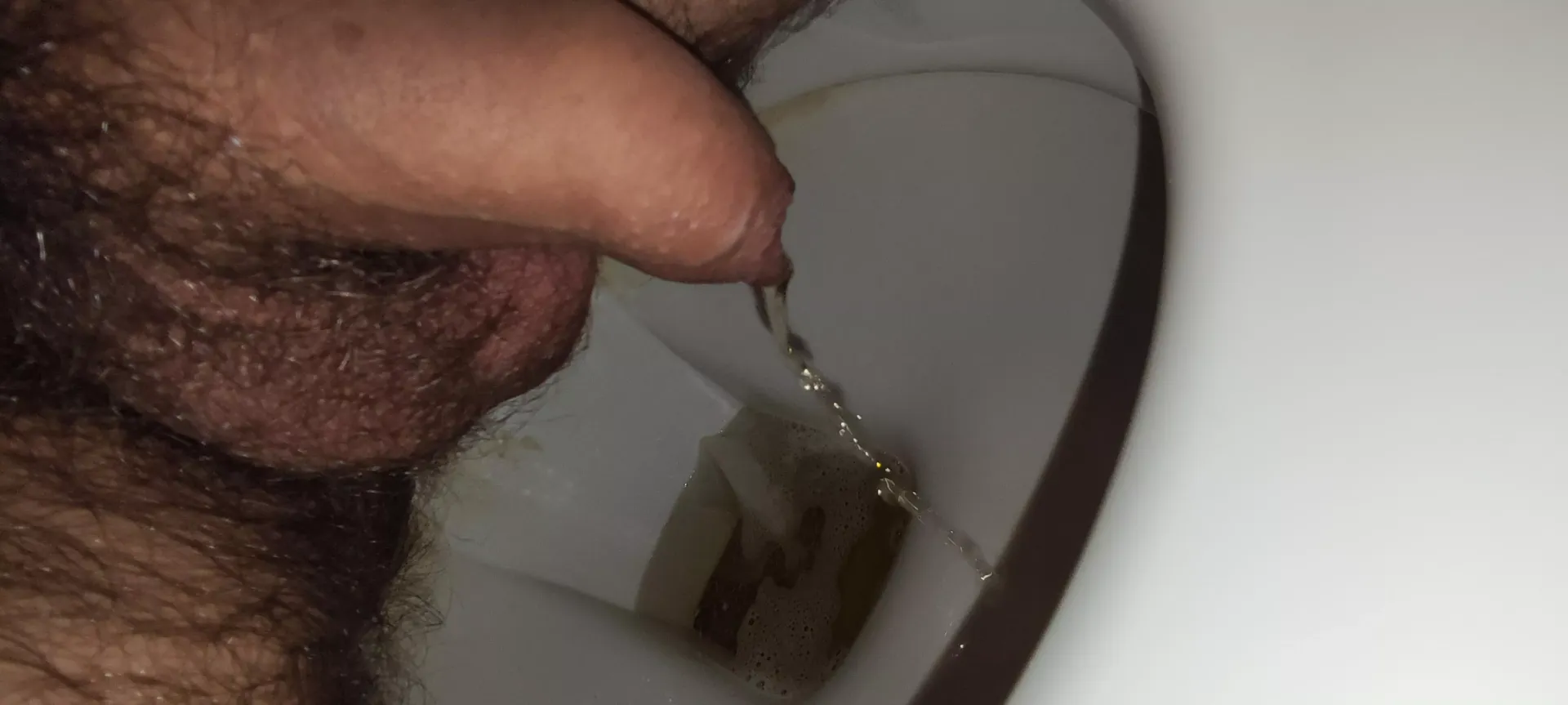 There's always a few drops of piss left in my foreskin
