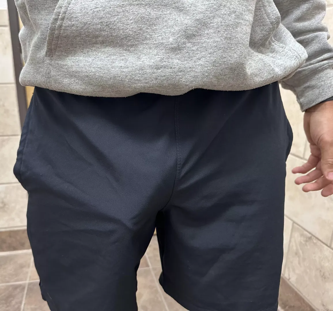 These shorts Dont leave much to the imagination. You think my training clients noticed?
