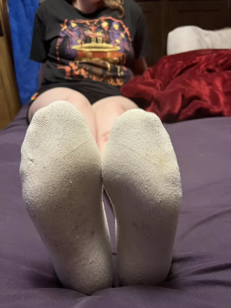 These used to be white. A month later and not so much. 😳😳