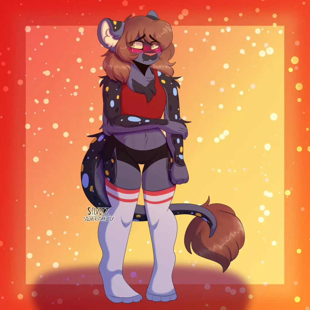 They are scared to go to bed alone... [Art by me, @silver.starlily on Instagram]