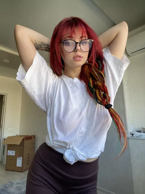 They are sweaty from my walk outside