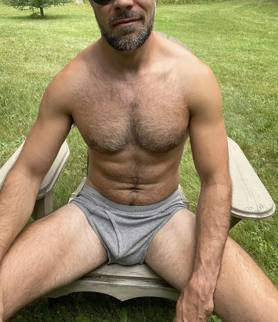 They aren’t very popular any more, but anyone a fan of classic grey briefs?