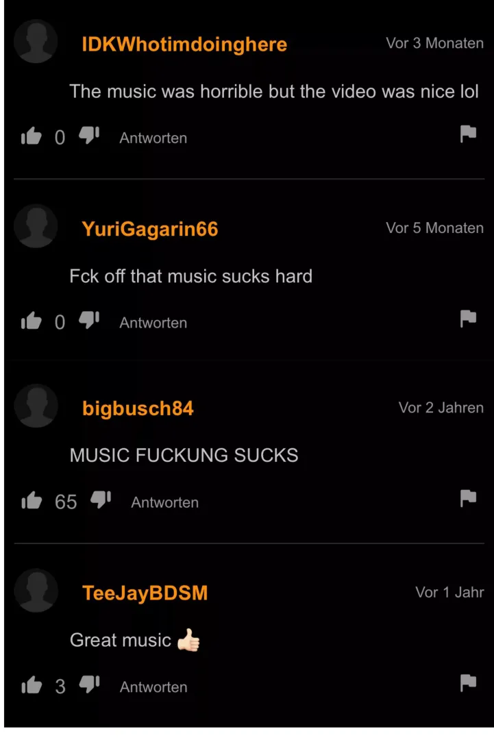 They really gotta work on their music choice