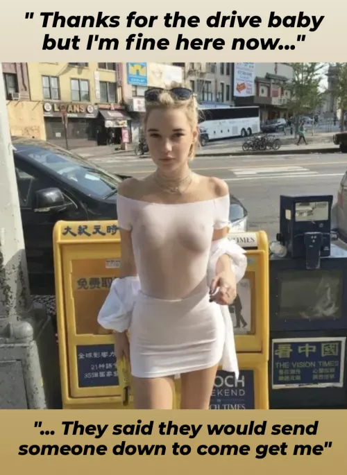 They will send someone down...