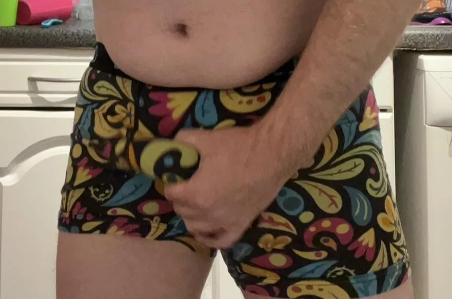 Thick and uncut hiding in my boxers