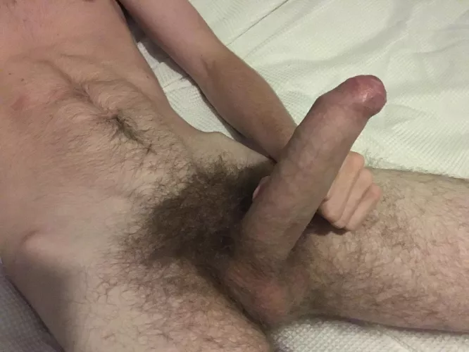 Thick bush, soon to be full of cum