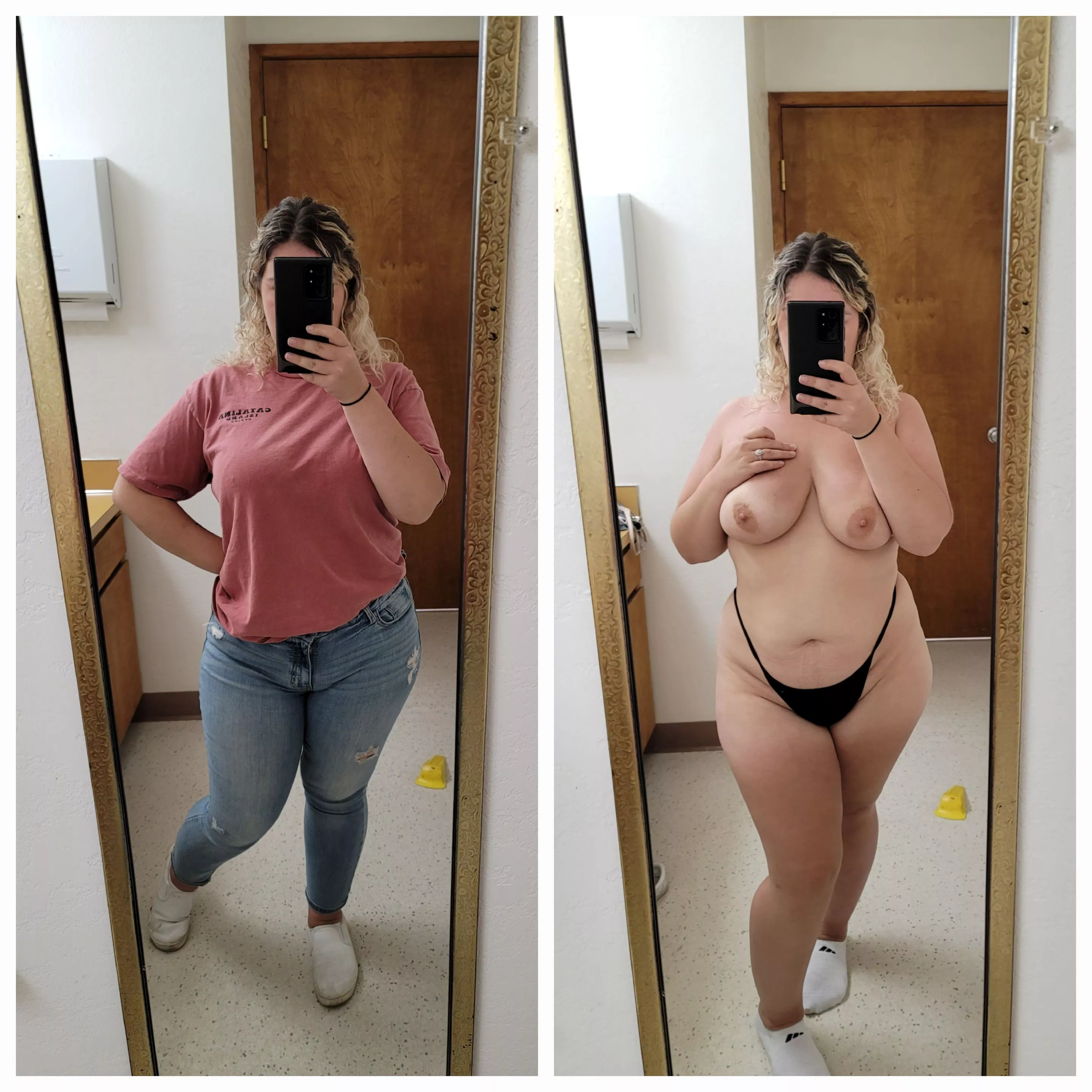 Thick girl on/off