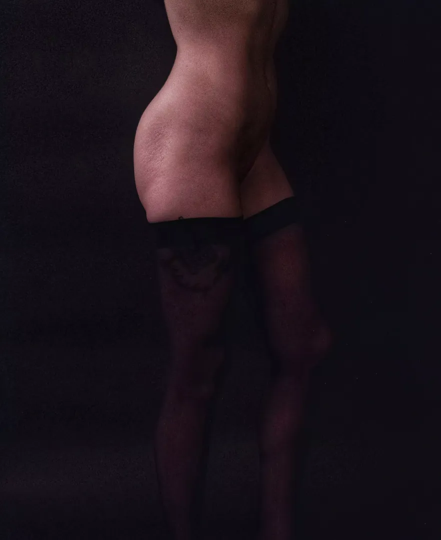 Thigh highs, nothing else
