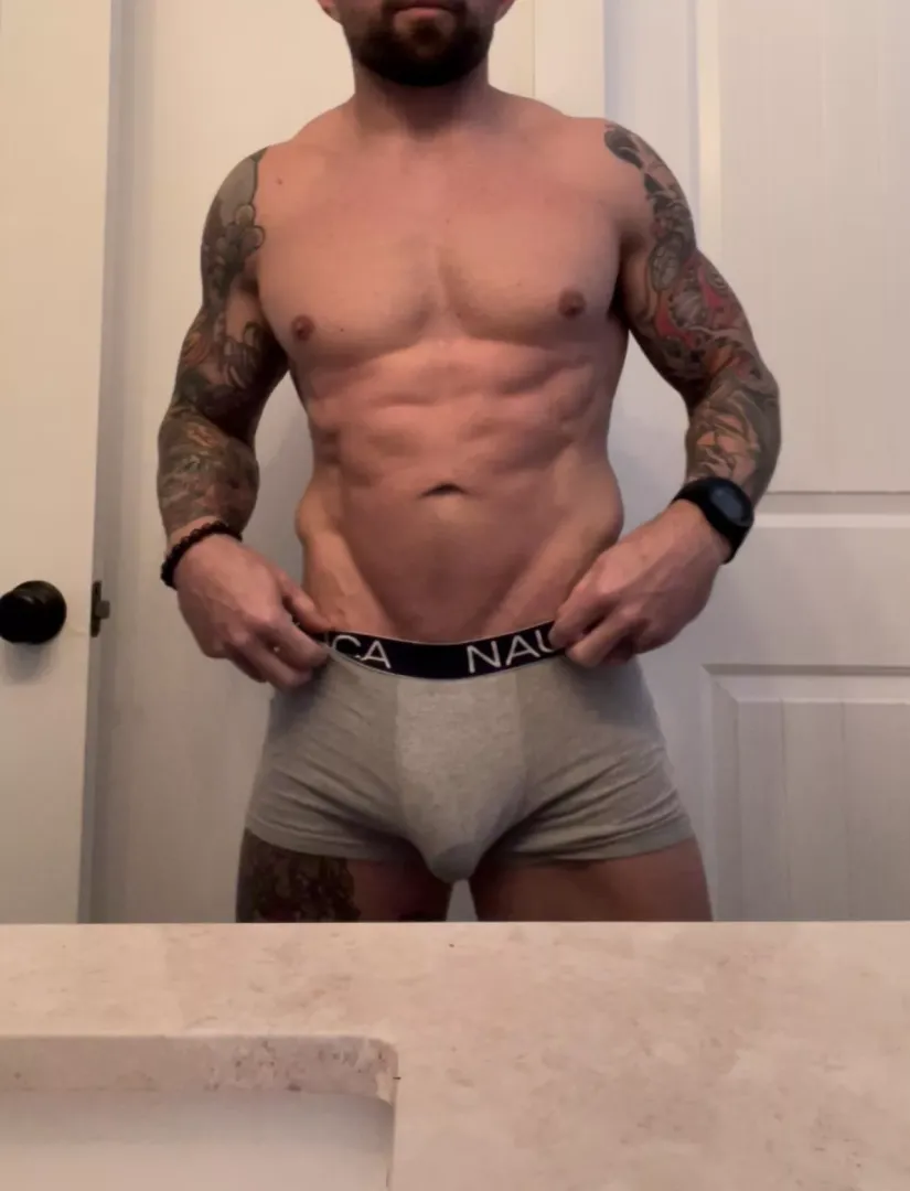 Thighs peeking