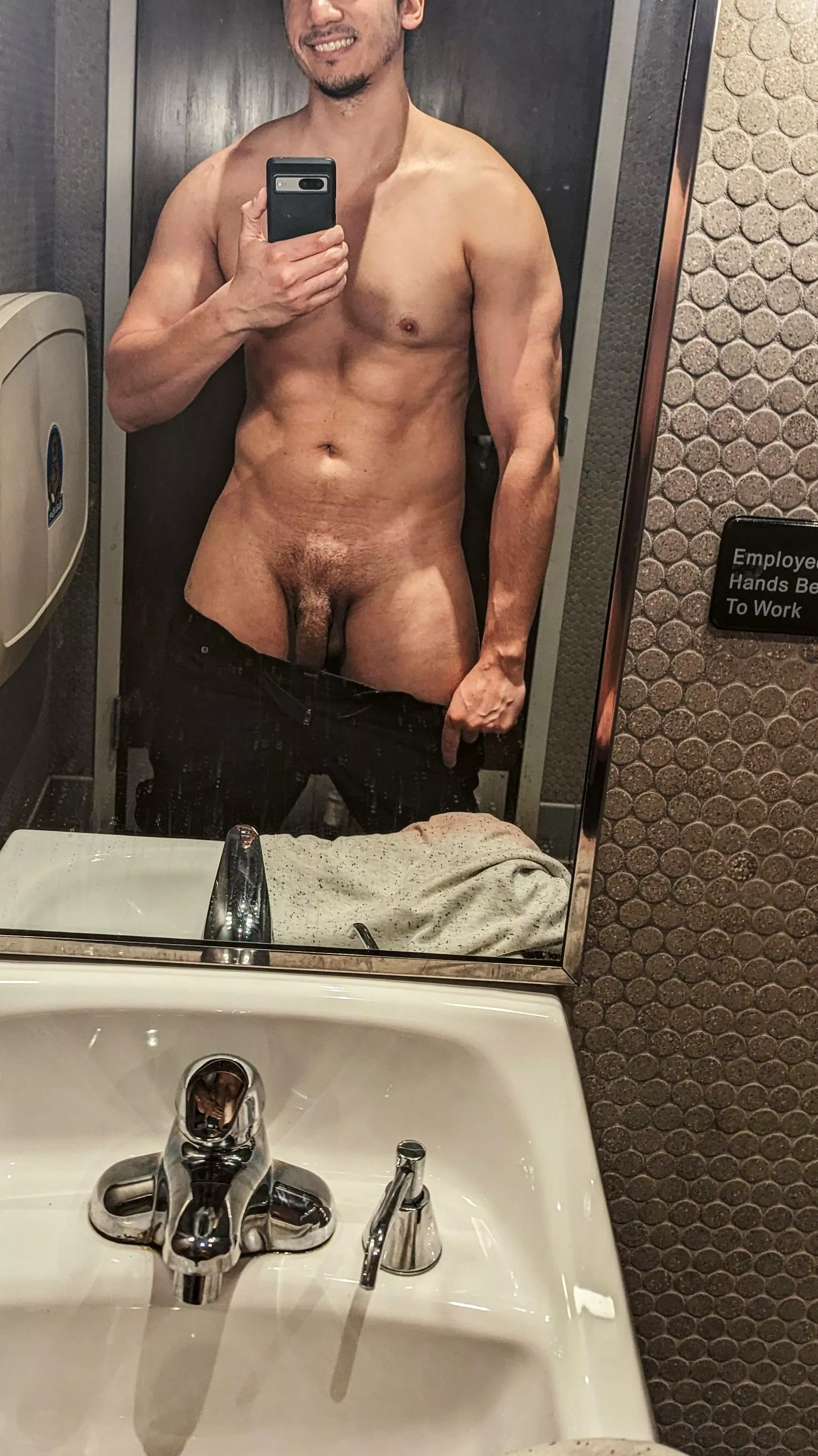 Think I'm gonna start taking pics in bathrooms while I'm out, starting with Starbucks.