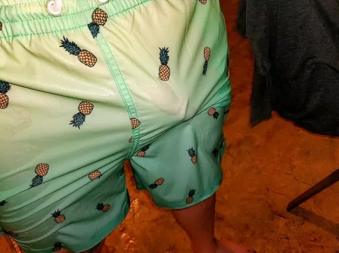 Think this hotel pool will approve my swim wear?