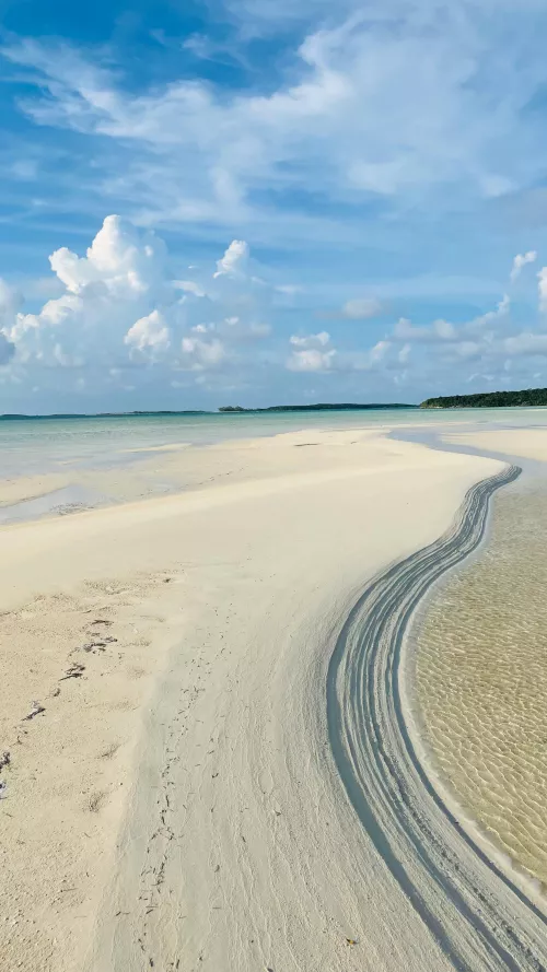 Thinking about making this my office, only worry is if the tide will reach my chair?