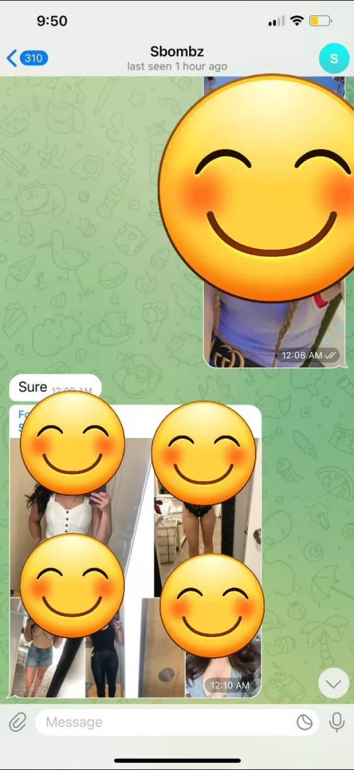 this asshole is a pic collector