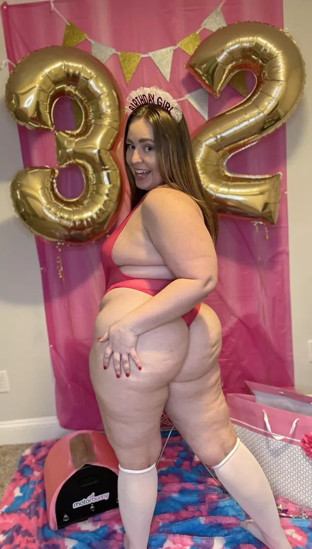 This birthday girl needs a good hard spanking!!!