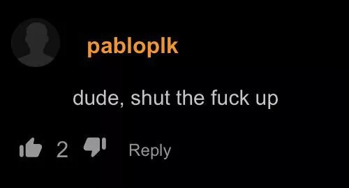 This gentleman clearly wasn’t watching for the plot
