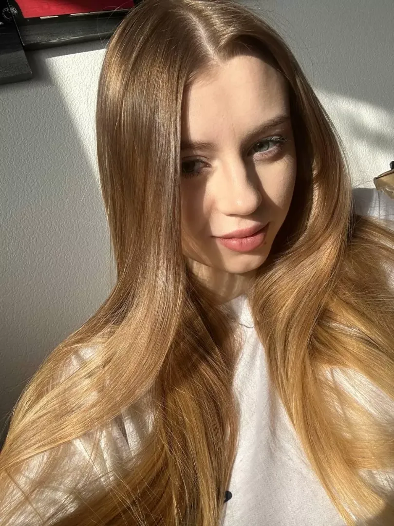 This hair shines like gold