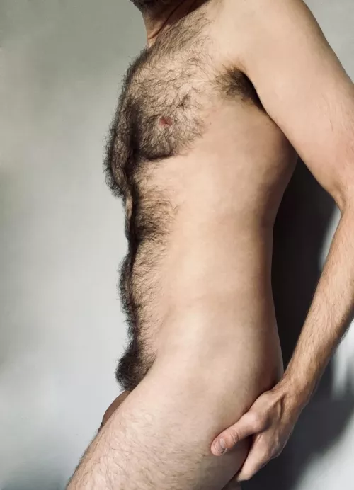 This is 44: Hairy, Hung, Healthy, and Happy.