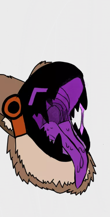 This is the first time Ive ever drawn a Maw and it's of my character X3