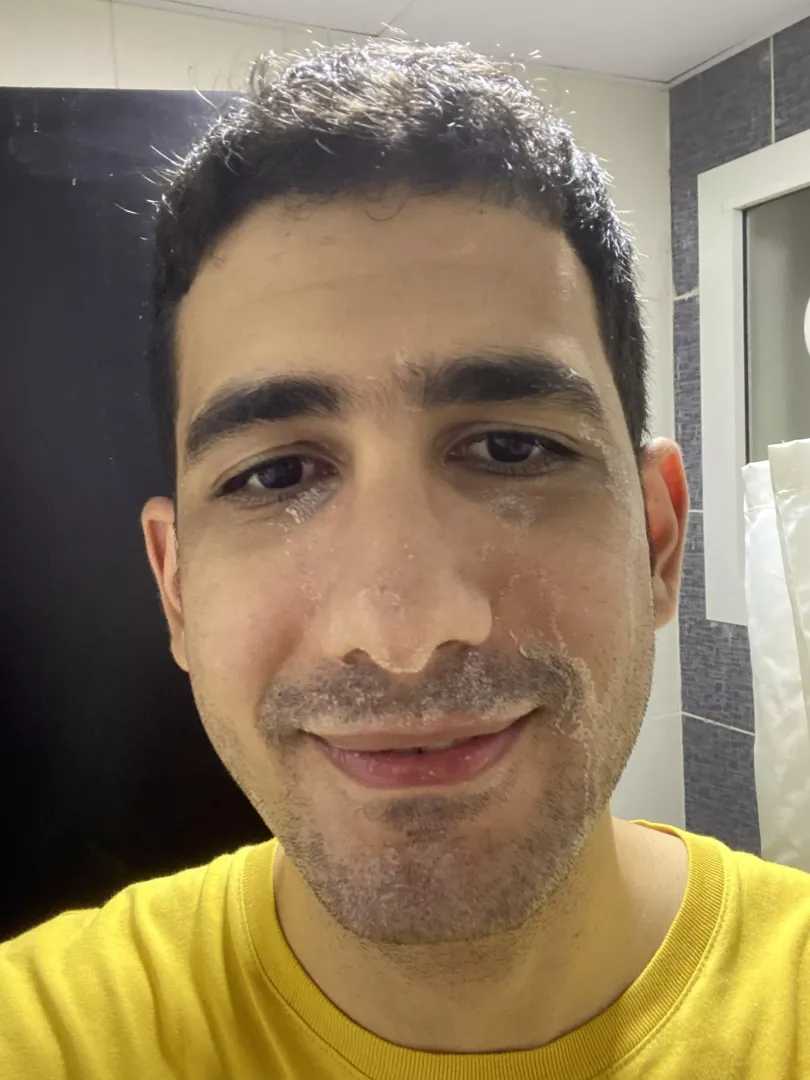 This is what cum looks like after I let it dry