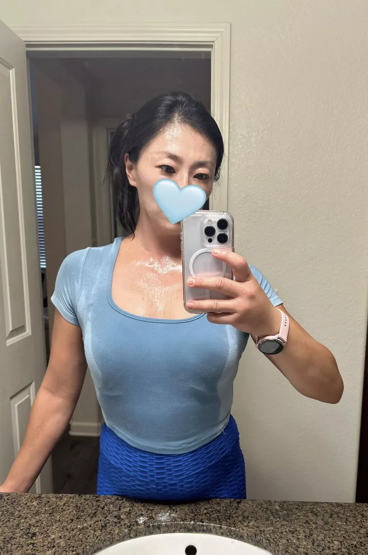 This might be the most I’ve ever sweat