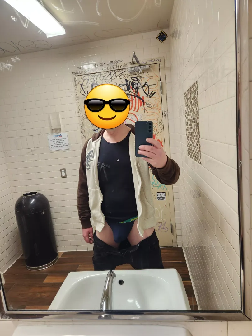 This restroom is dirty