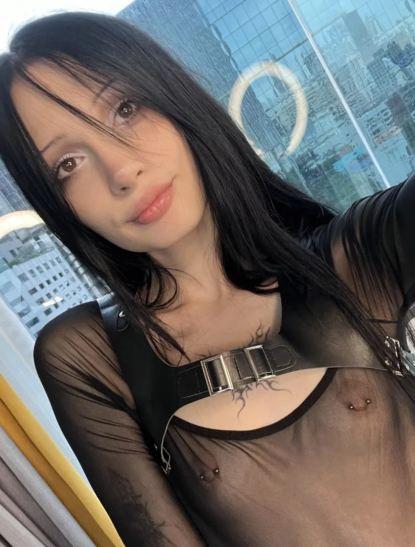 This seethru top made for teasing and pleasing