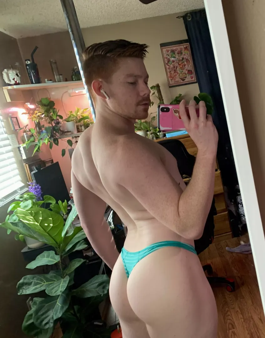 This thong was a gift, how’s it look?