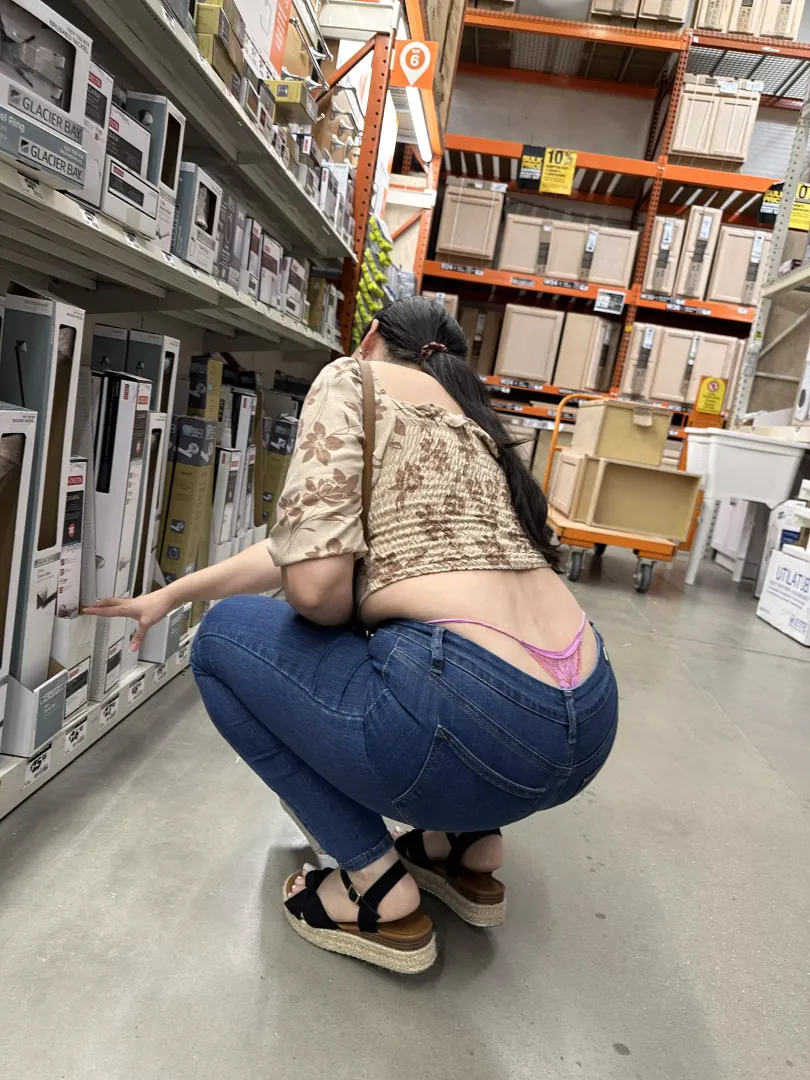 Thongslip brought to you by Hubby