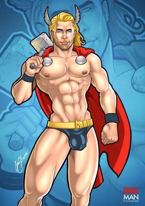 Thor by Allain DeLeon. https://www.deviantart.com/urbanmusiq