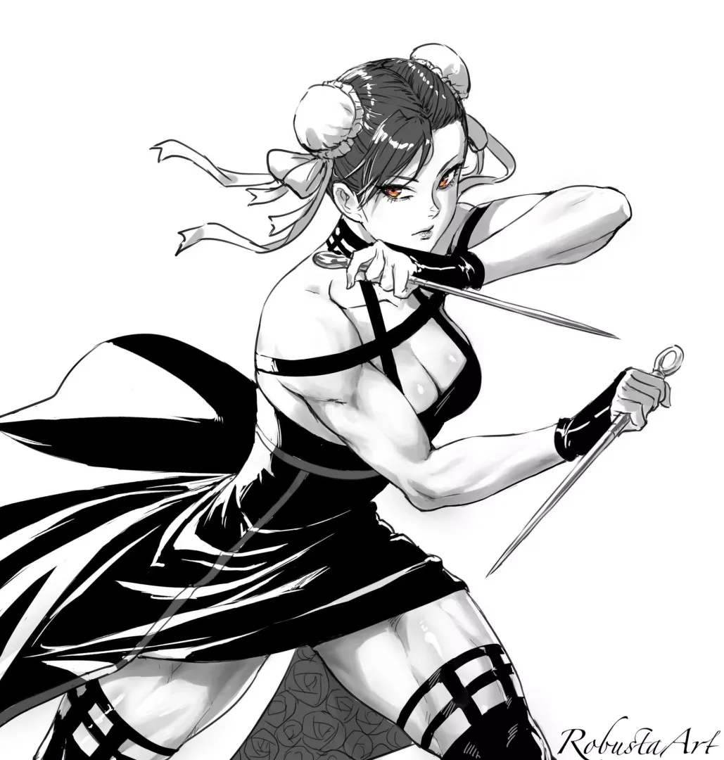 Thorn Princess Chun-Li [@RobustaArt]