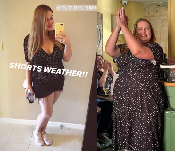 Those shorts ain't fitting no more