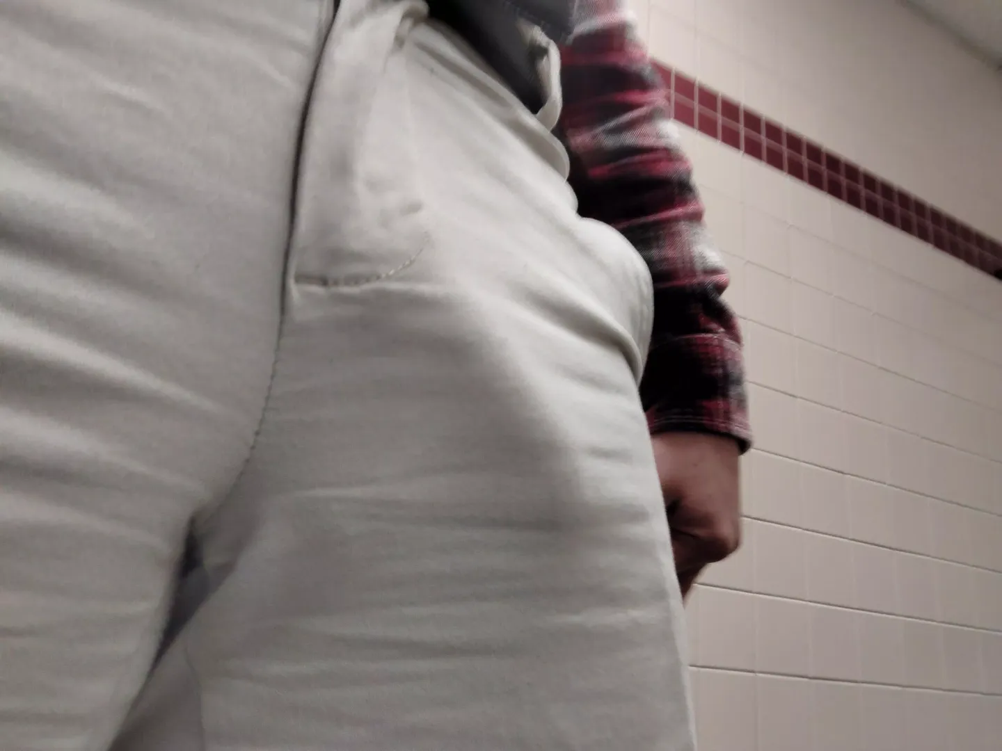 Those work pants are really constricting