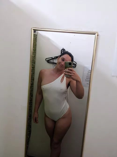 Thought this might be cute...never been so disappointed in a bodysuit! 😂