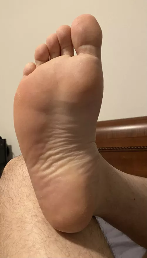 thoughts on my size 14 feet smooshing your face?