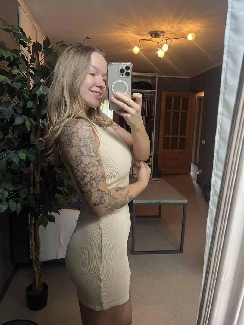Thoughts on this dress with nothing underneath?