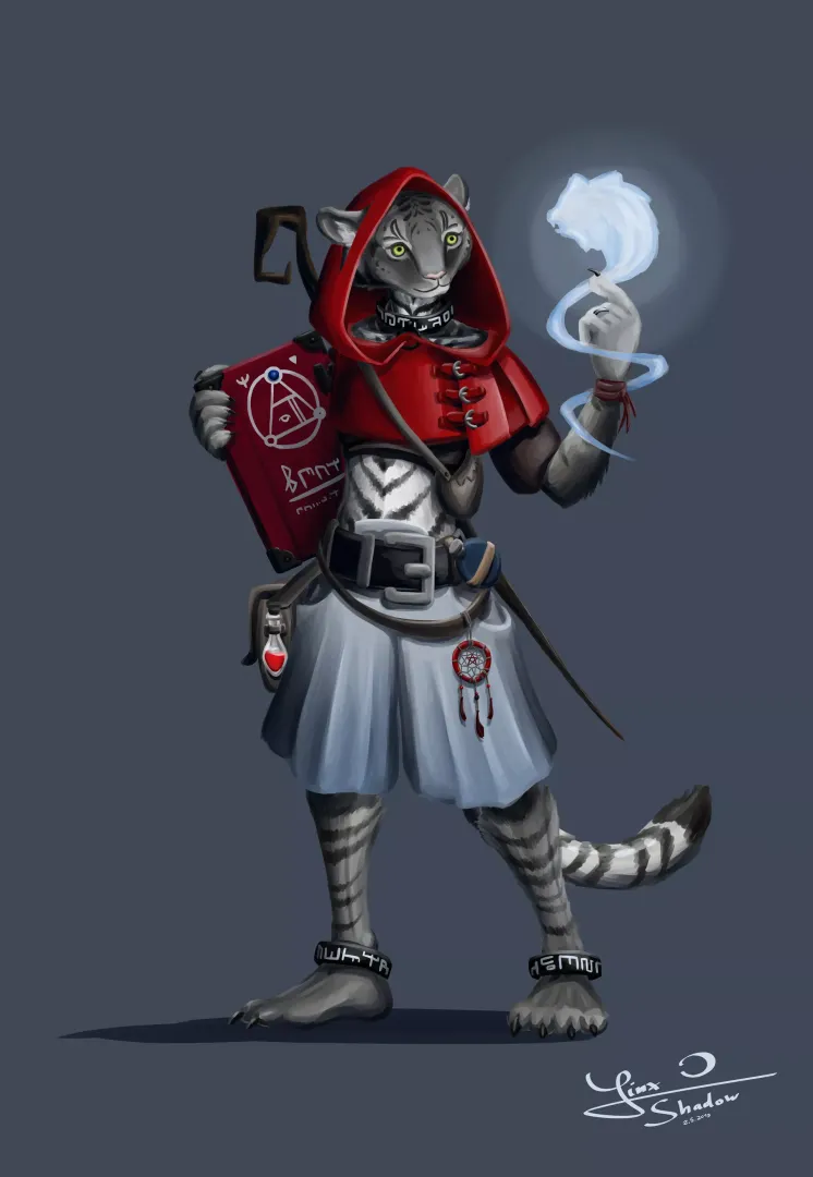 Three years ago, I drew my first cat boy. Still mad that I forgot his whiskers. But I like his fluffy belly.
