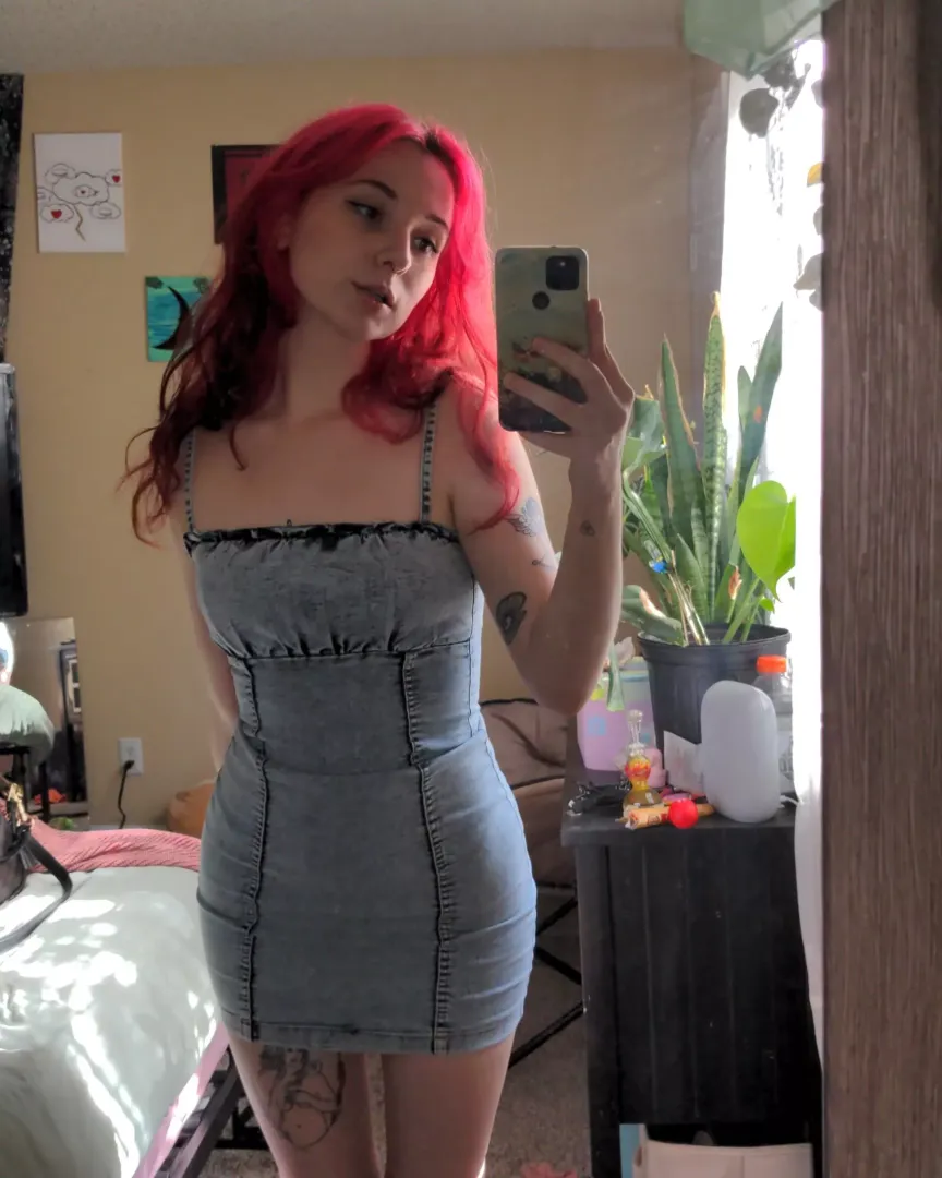 thrifted dress