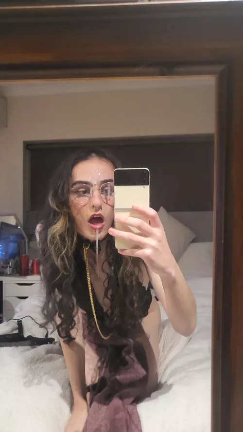 Throat fucked and covered