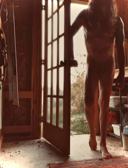 Through the open door…