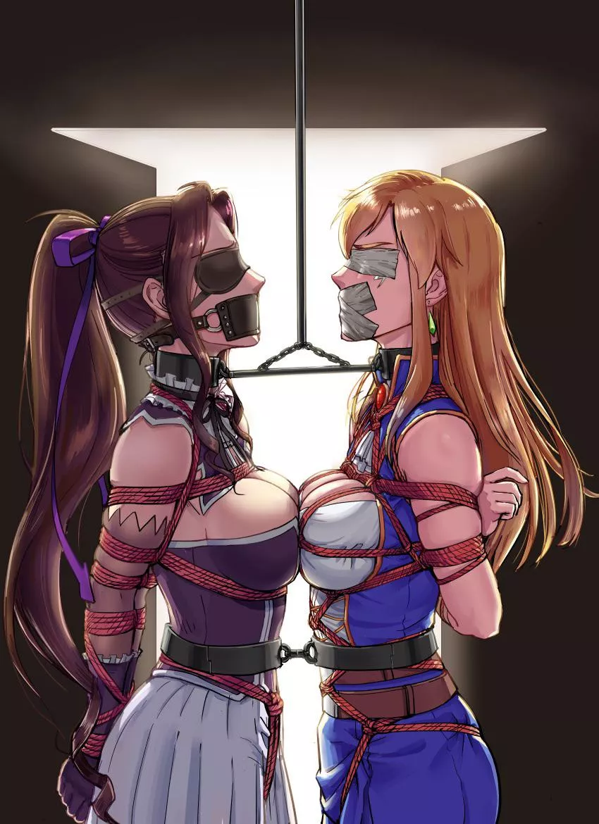 Tied and helpless