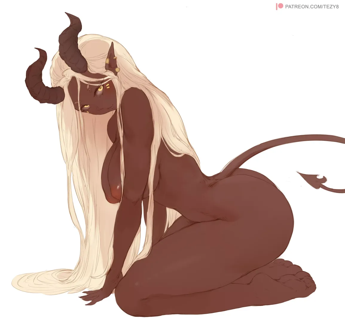 Tiefling girl temptation