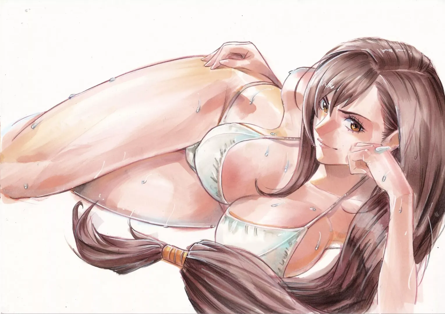 Tifa in a bikini [Final Fantasy 7]
