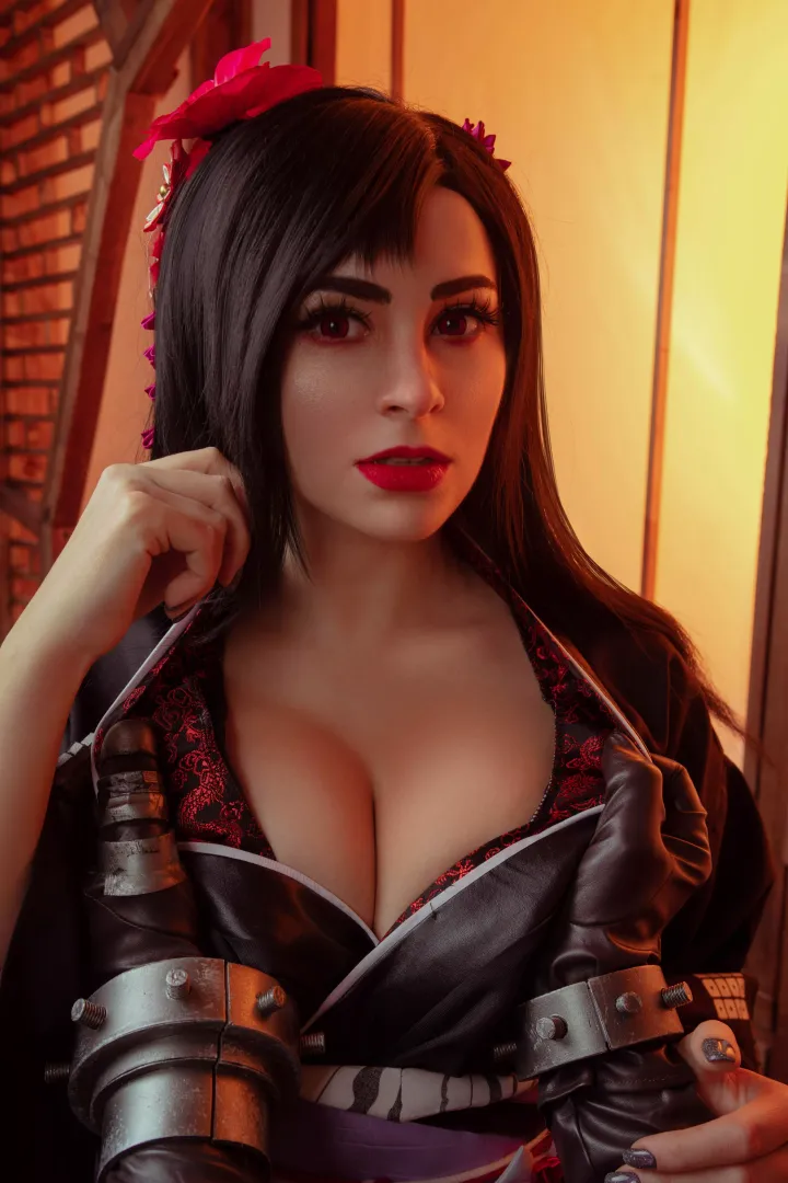 Tifa Lockhart from Final Fantasy 7 Remake cosplay by Yuna Kairi (self)