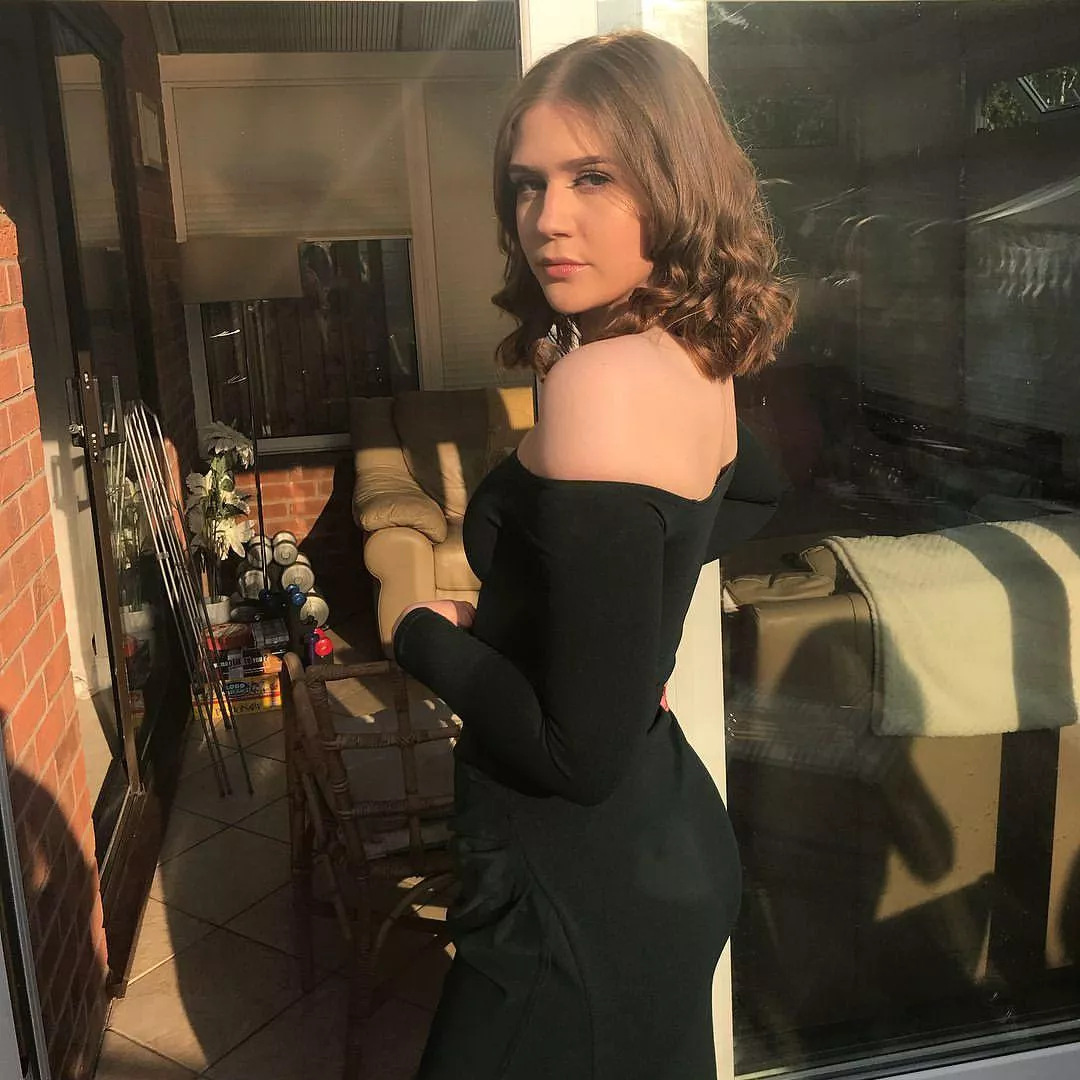 tight black dress