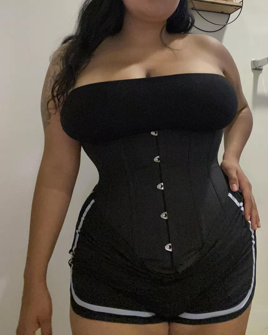 Tightly wrapped in my corset