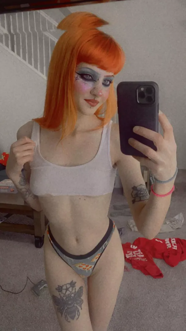 Tiny tits ;)