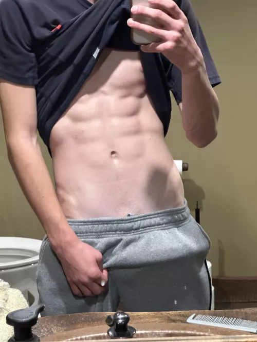 Tis the season for grey sweatpants