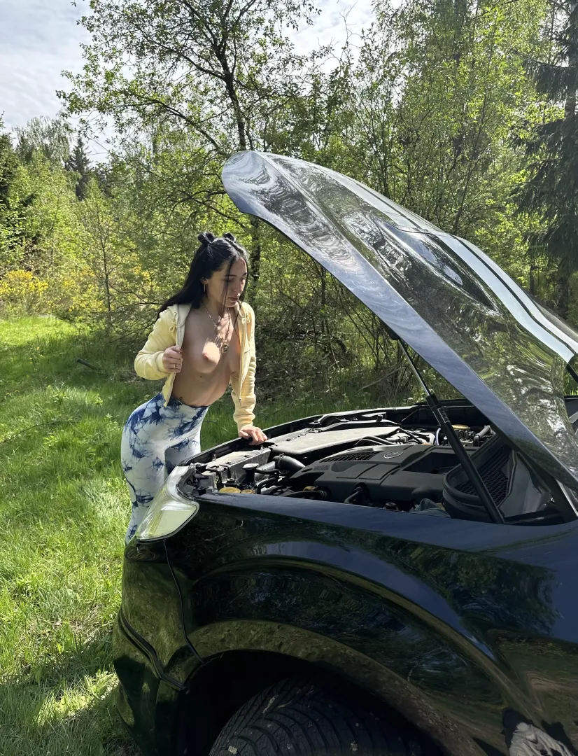 tits and a car are the best combination