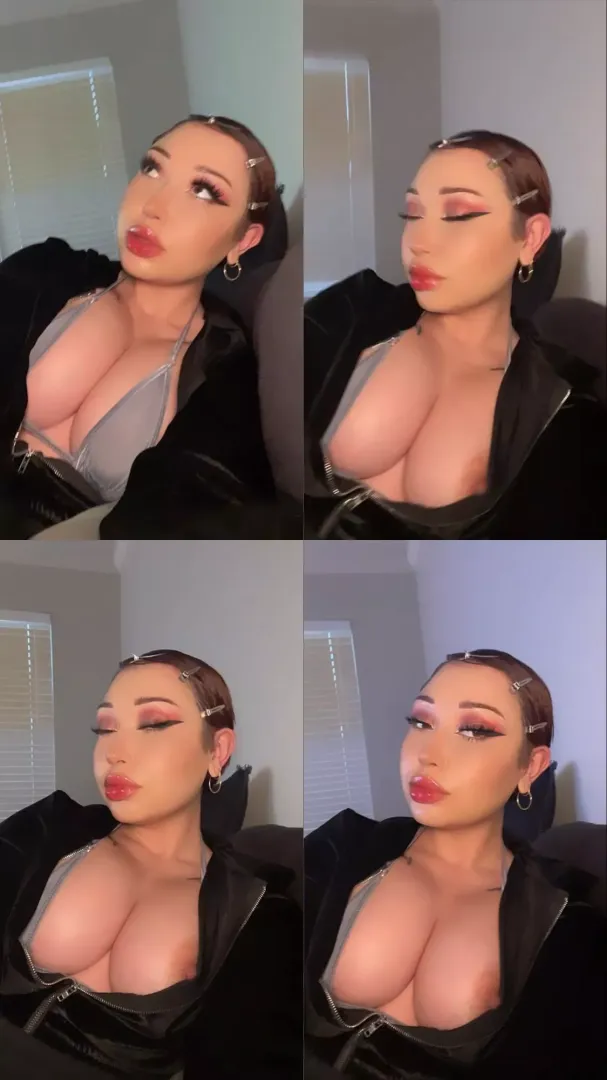 titties peepin out